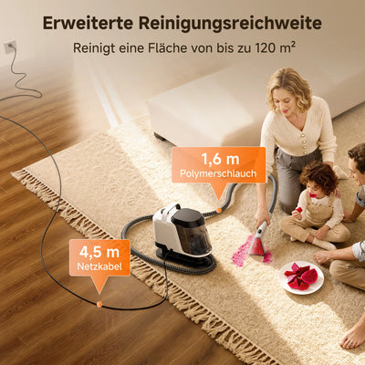 UWANT Y100 Nettoyeur de tapis et de moquettes portatif